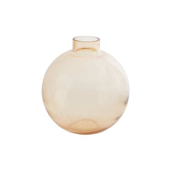 Amber Belly Vase