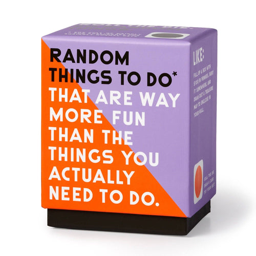 Random Things To Do... Card Box