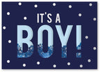 IT'S A BOY! Confetti Greeting Card