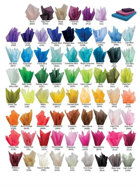 Tissue Paper Tassel - Iridescent