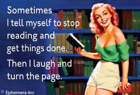 MAGNET: Sometimes I tell myself to stop reading