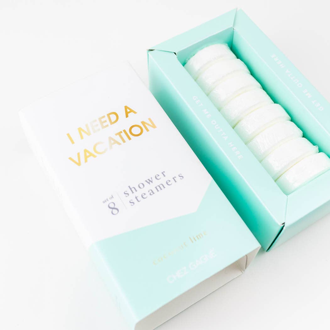 I Need a Vacation Shower Steamers - Coconut Lime