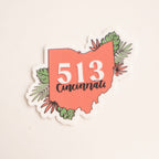 Cincinnati Jungle Botanical 513 Sticker