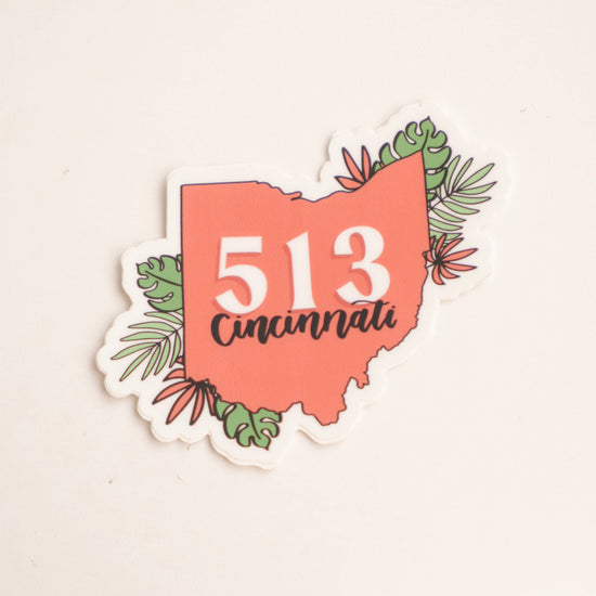 Cincinnati Jungle Botanical 513 Sticker