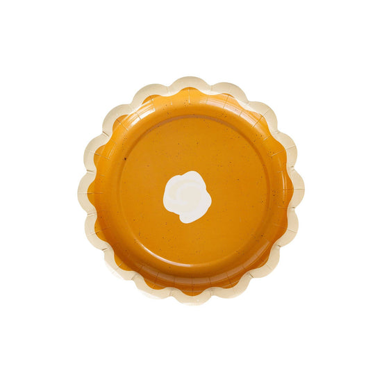 Pumpkin Pie Dessert Plates - 8 ct.