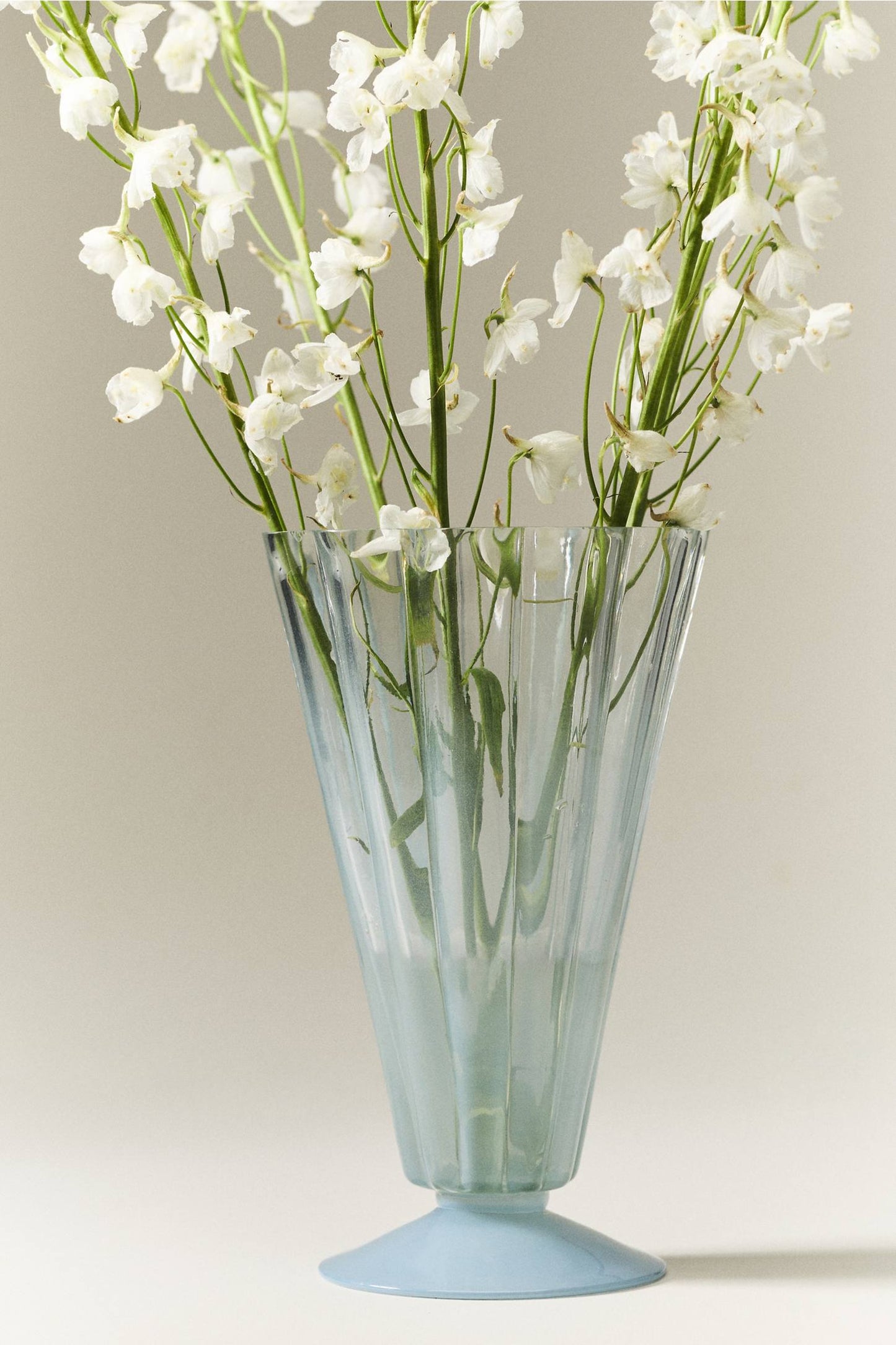 Odette Fluted Glass Vase