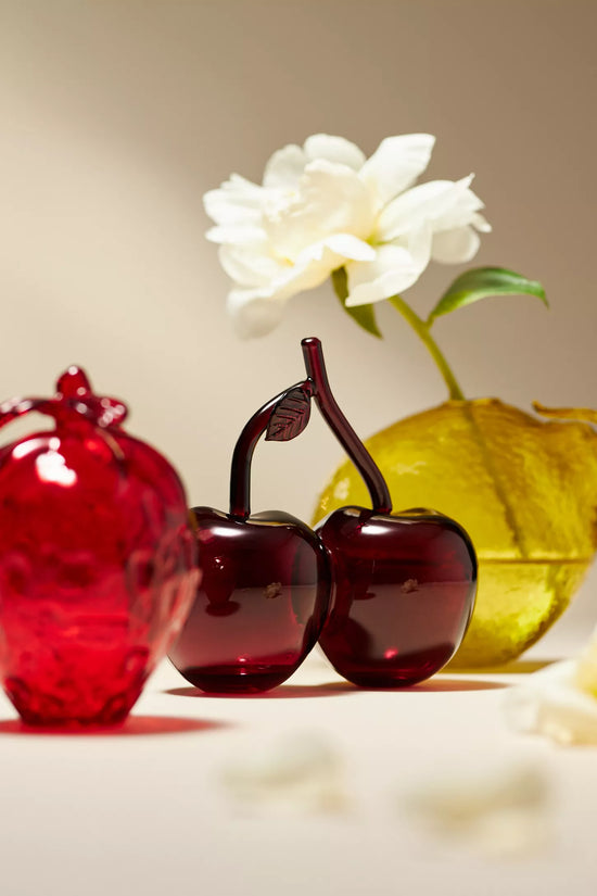 Glass Cherries Budvase