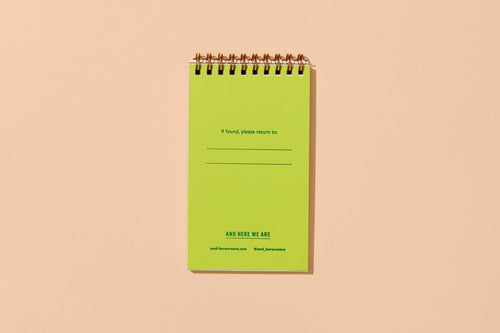 Ants Letterpress Pocket Size Spiral Notebook
