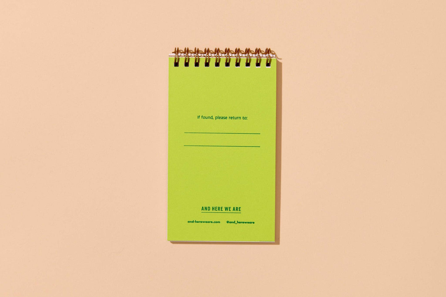 Ants Letterpress Pocket Size Spiral Notebook