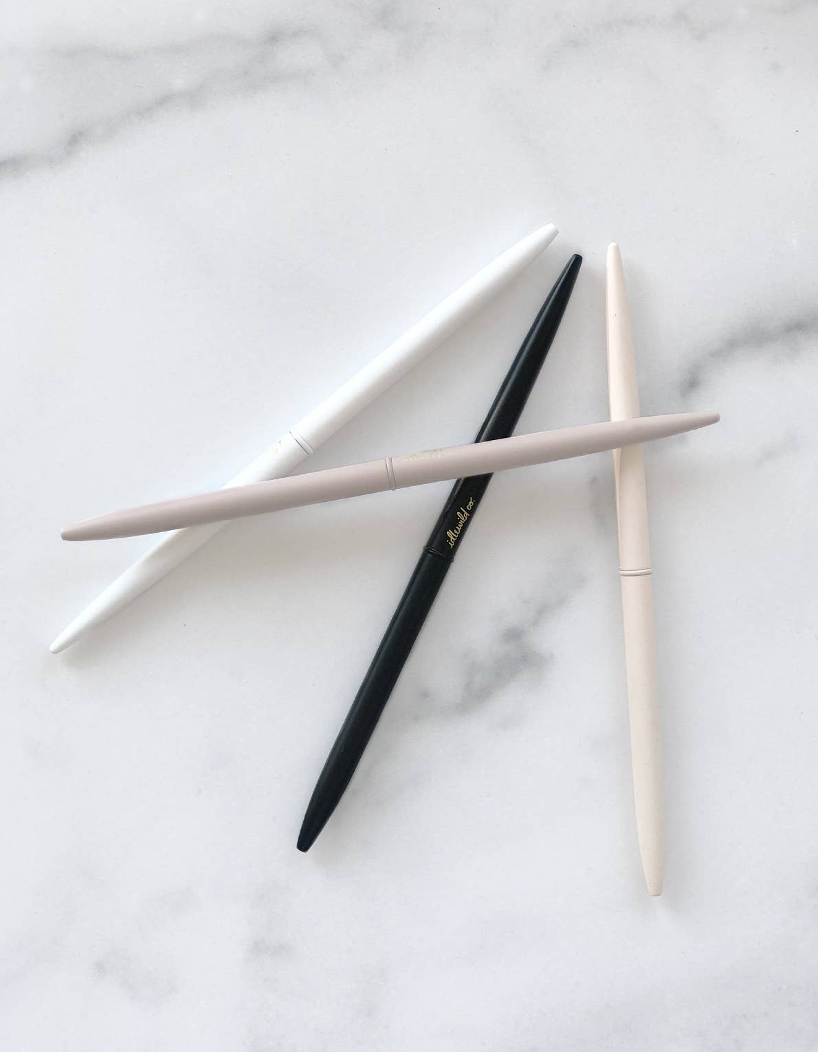 Matte Neutrals Slim Pens - Set of Four