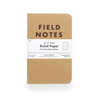 Field Notes Original Kraft - Ruled Paper 3-Pack