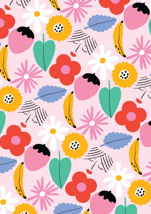 Medium Gift Bag - Colorful Florals