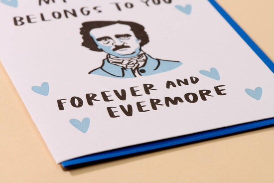 Forever and Evermore Letterpress Card