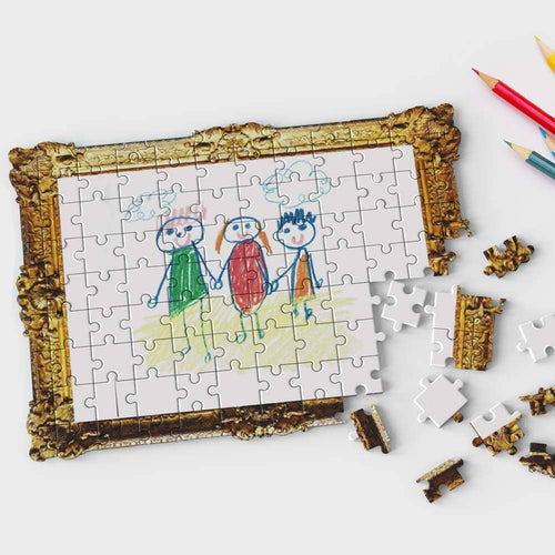 Framed Drawing Jigsaw Puzzle | Personalized Gift
