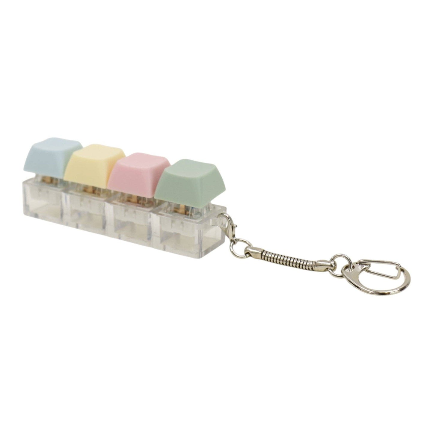 Pastel Keycap Fidget Keychain - Assorted Colors