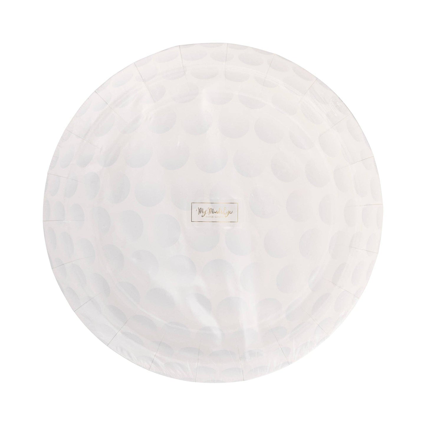 Golf Ball Paper Plates