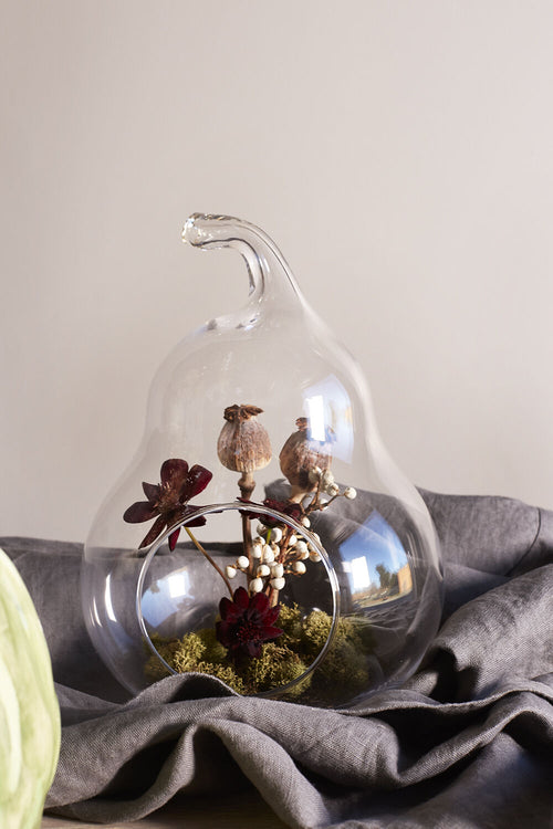 Large Pear Terrarium