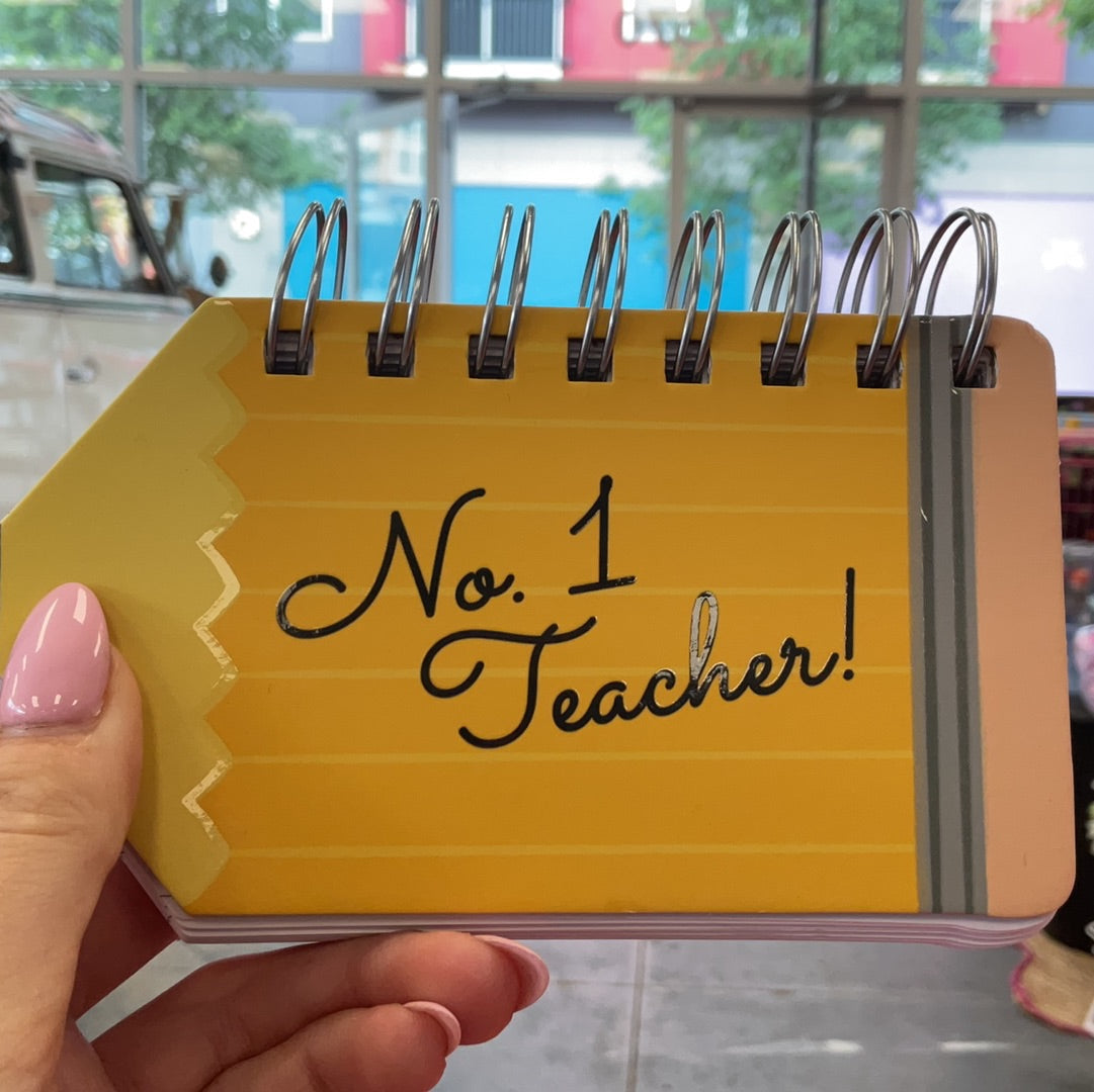 Number 1 teacher notebook