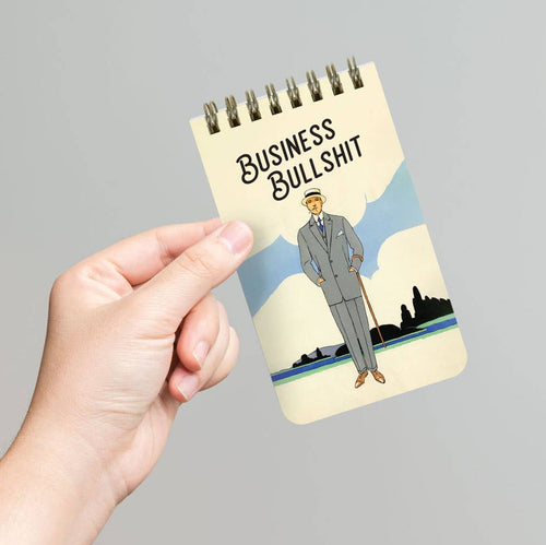 Business Bullshit Spiral Notepad