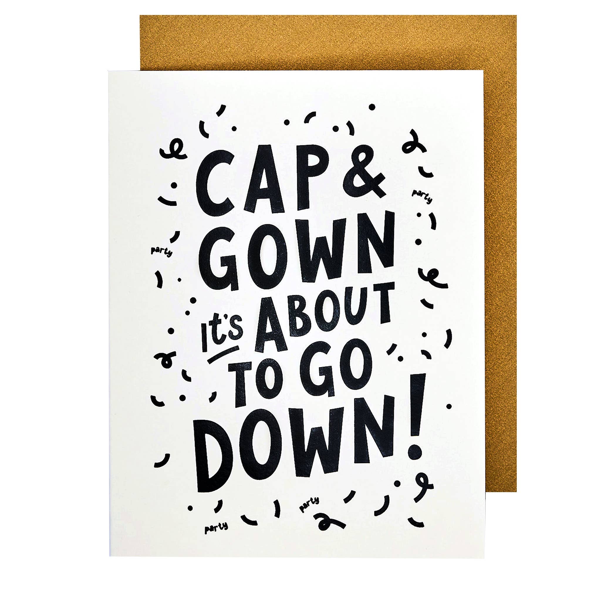 Cap & Gown Graduation Card