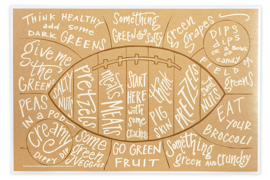 Charcuterie Cheat Sheet - Football