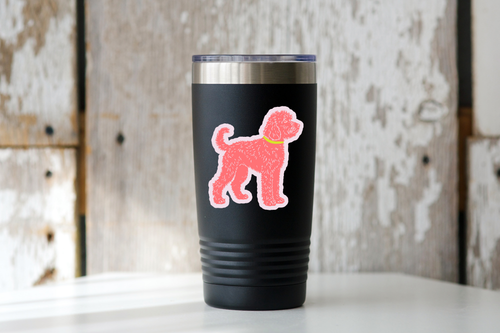 Pink Doodle Sticker