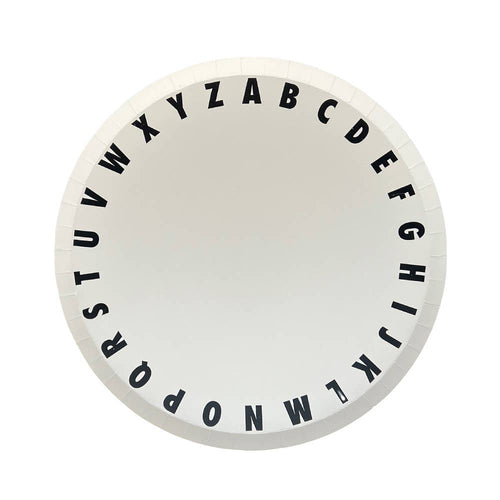 ABC Large Alphabet Plates - 8 ct.