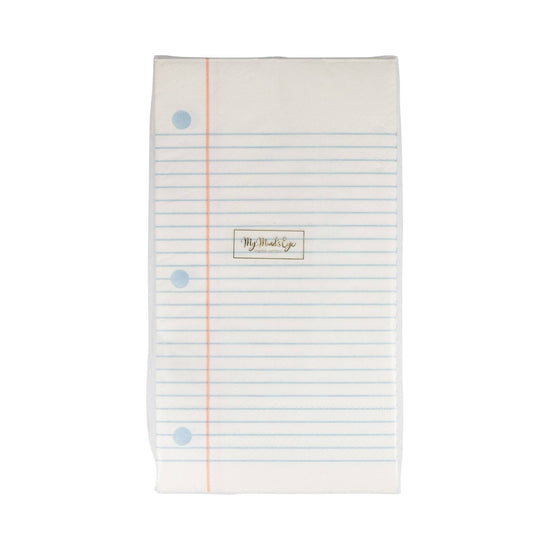 Notebook Paper Dinner Napkins