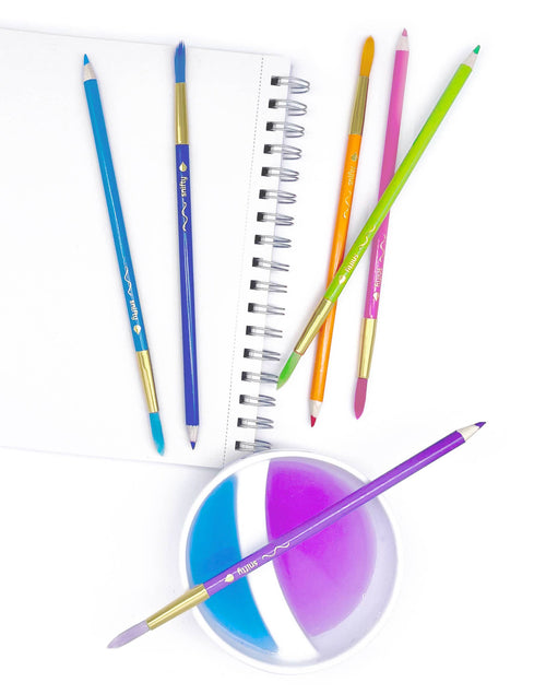 PASTEL COLORBRUSH - Watercolor Pencil/Paintbrush Set