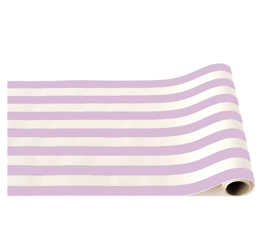 Lilac Signature Stripe Table Runner
