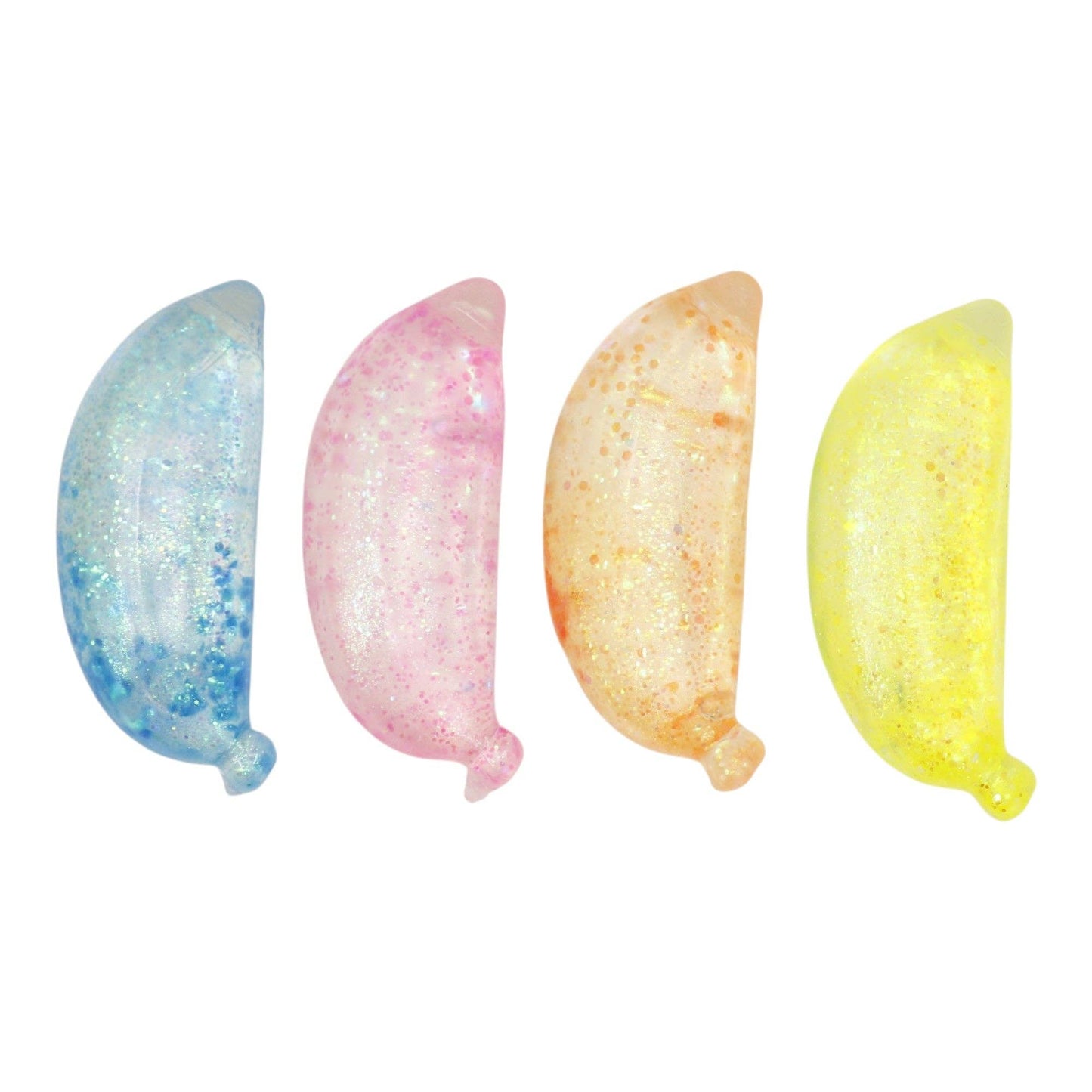 Glitter Banana Squishy Toy