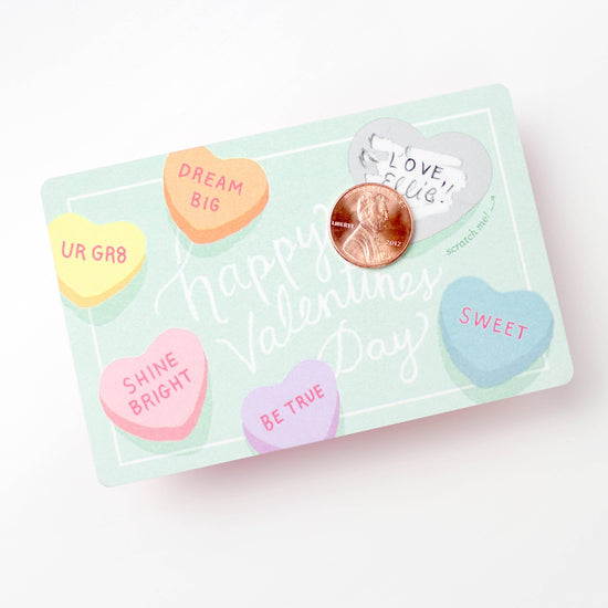 Load image into Gallery viewer, Scratch-off Valentines - Sweetheart

