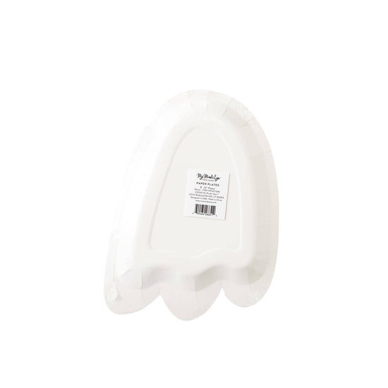 Ghost Shaped Paper Plates