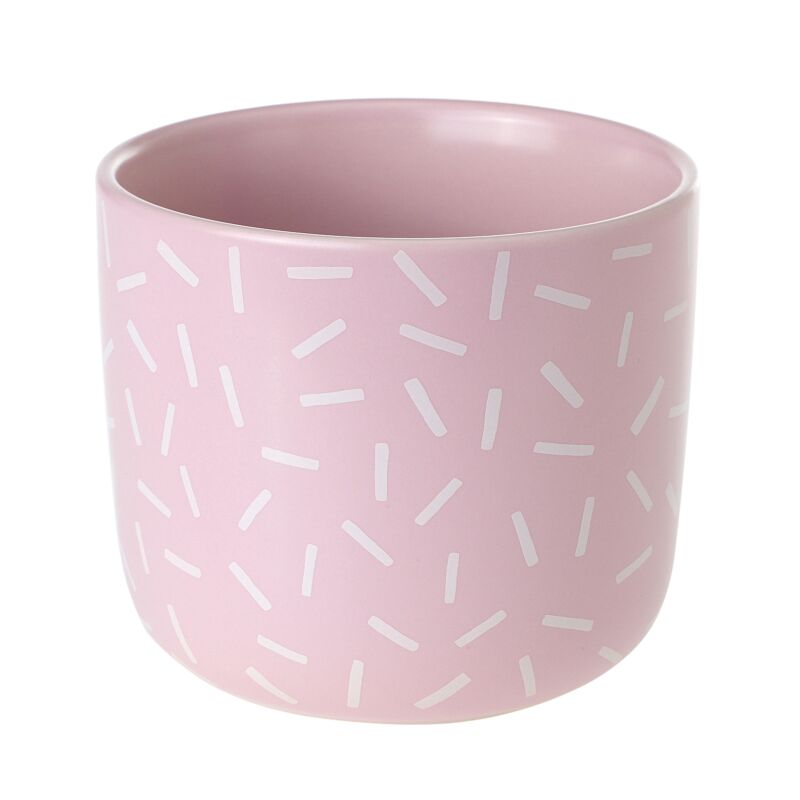 blush pink plant pot Sprinkle Pot PINK