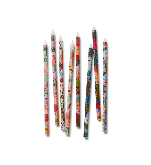 Garden Party Birthday Candle Set