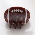 Football Mini Hair Clip