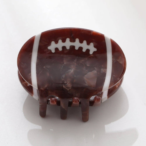 Football Mini Hair Clip