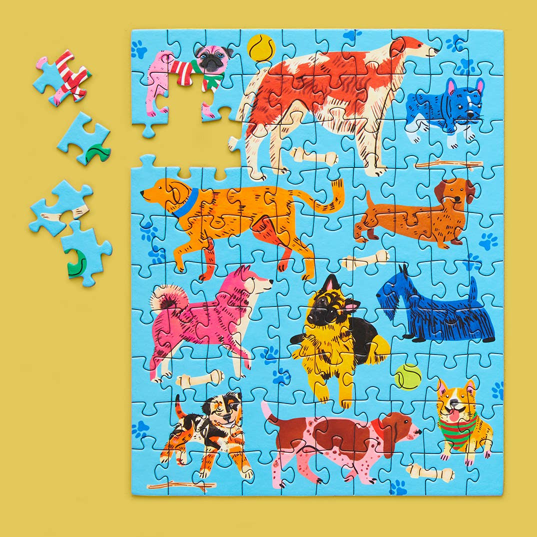 Puzzle Snax Pooches Playtime 100 Piece