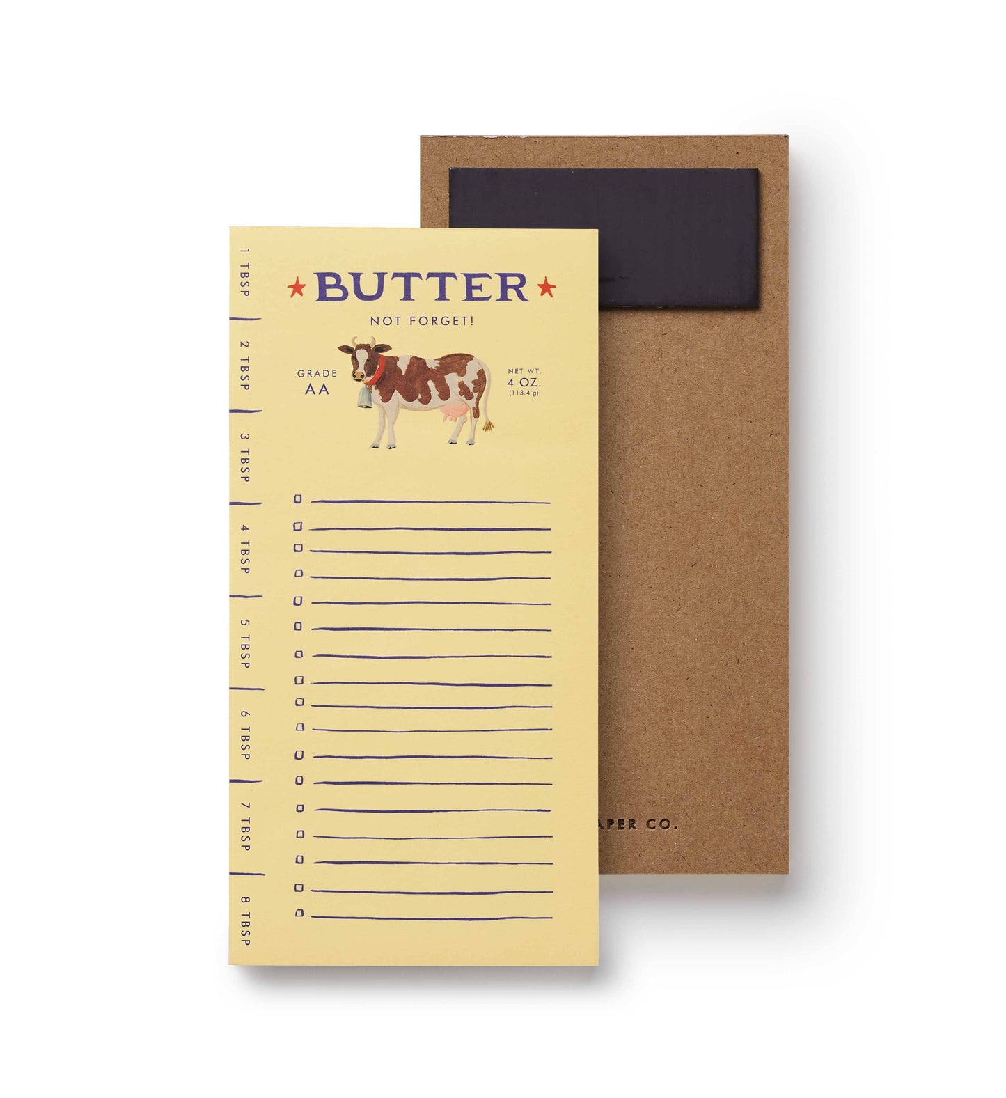 Butter Not Forget Market Notepad