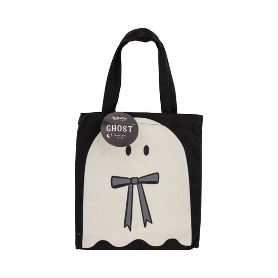 Bow Ghost Canvas Bag