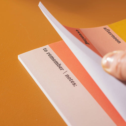 Daily Planner Notepad - Pastel Sunset