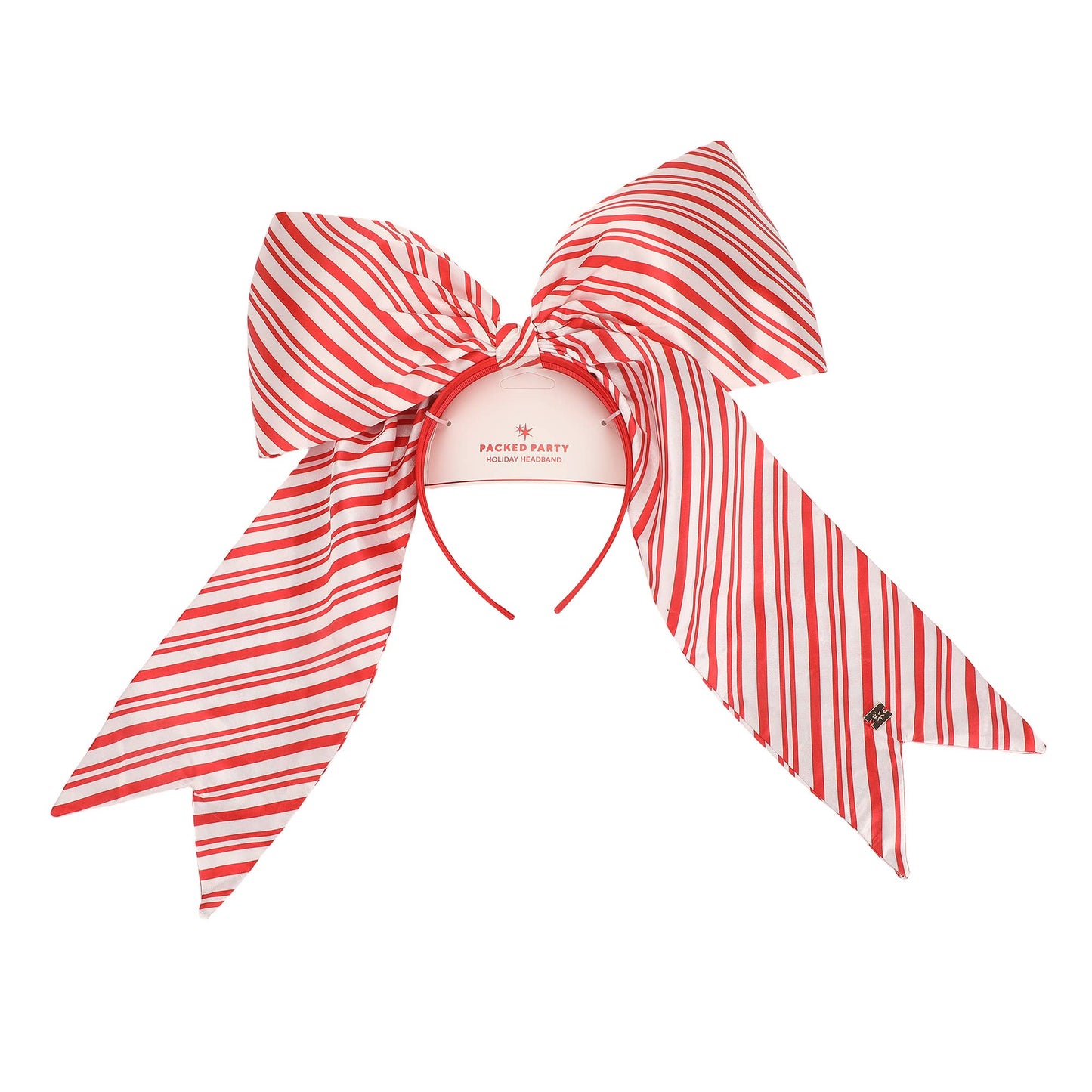 Peppermint Pop Jumbo Bow Headband