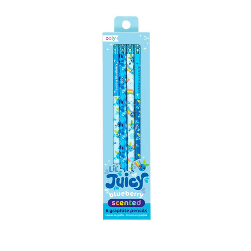 Lil Juicy Scented Graphite Pencil Set - Blueberry