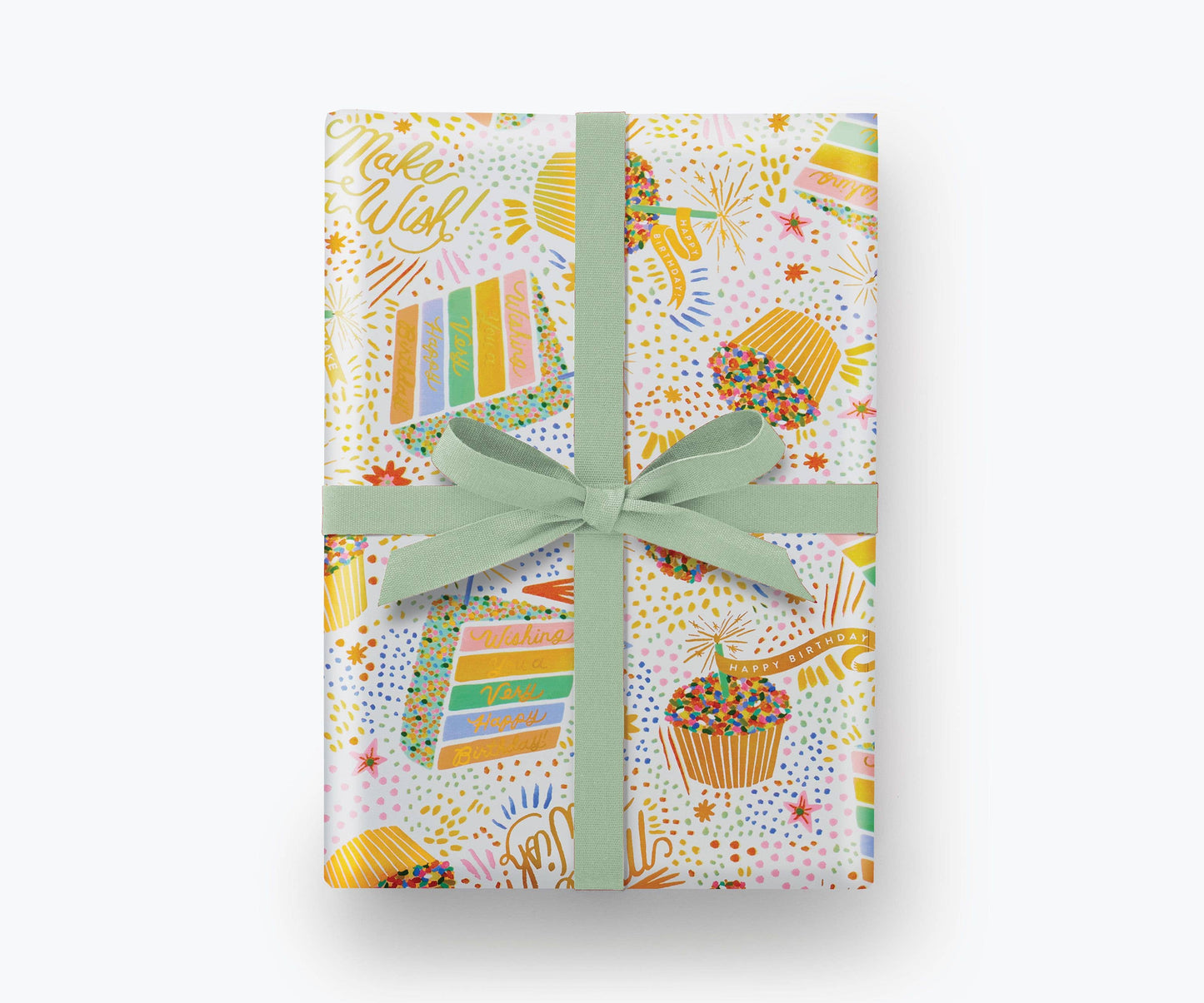Birthday Cake Wrapping Paper Roll