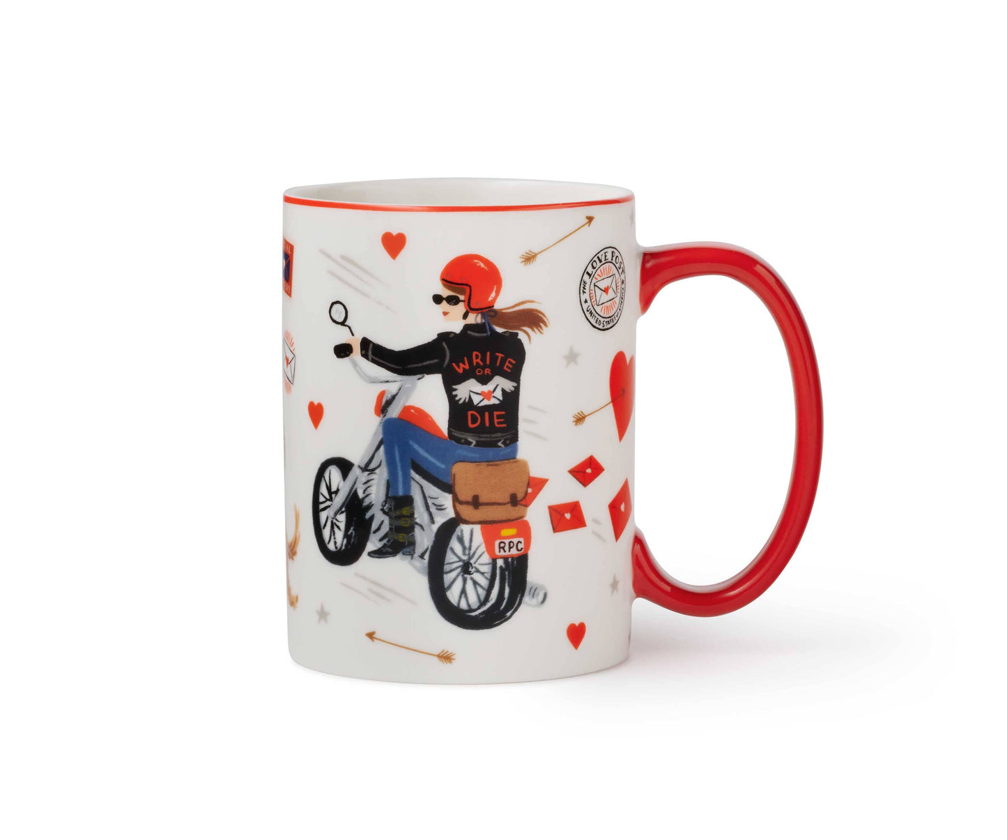 Write or Die Valentine's Day Mug