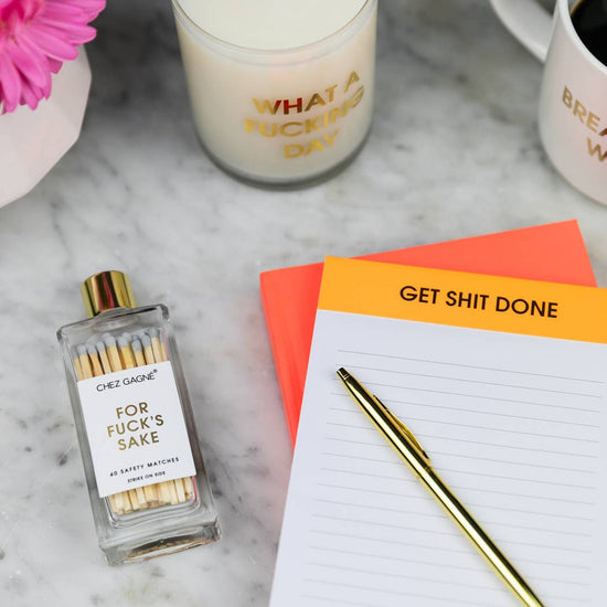 For Fuck's Sake Matches - Glass Bottle Matchsticks