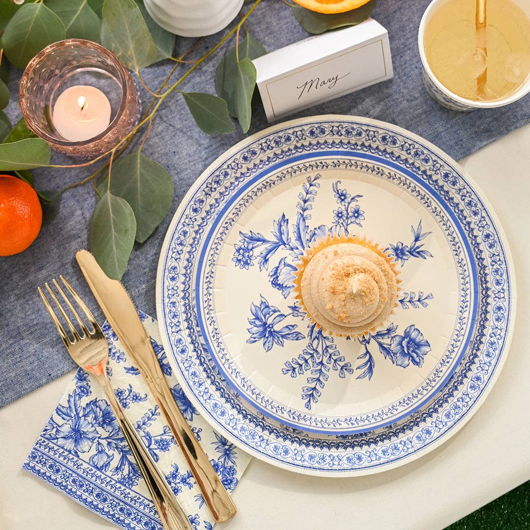 French Toile Small Plates - 10 Ct.