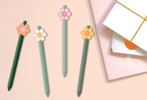 Flower Power Pens - 4 Pack