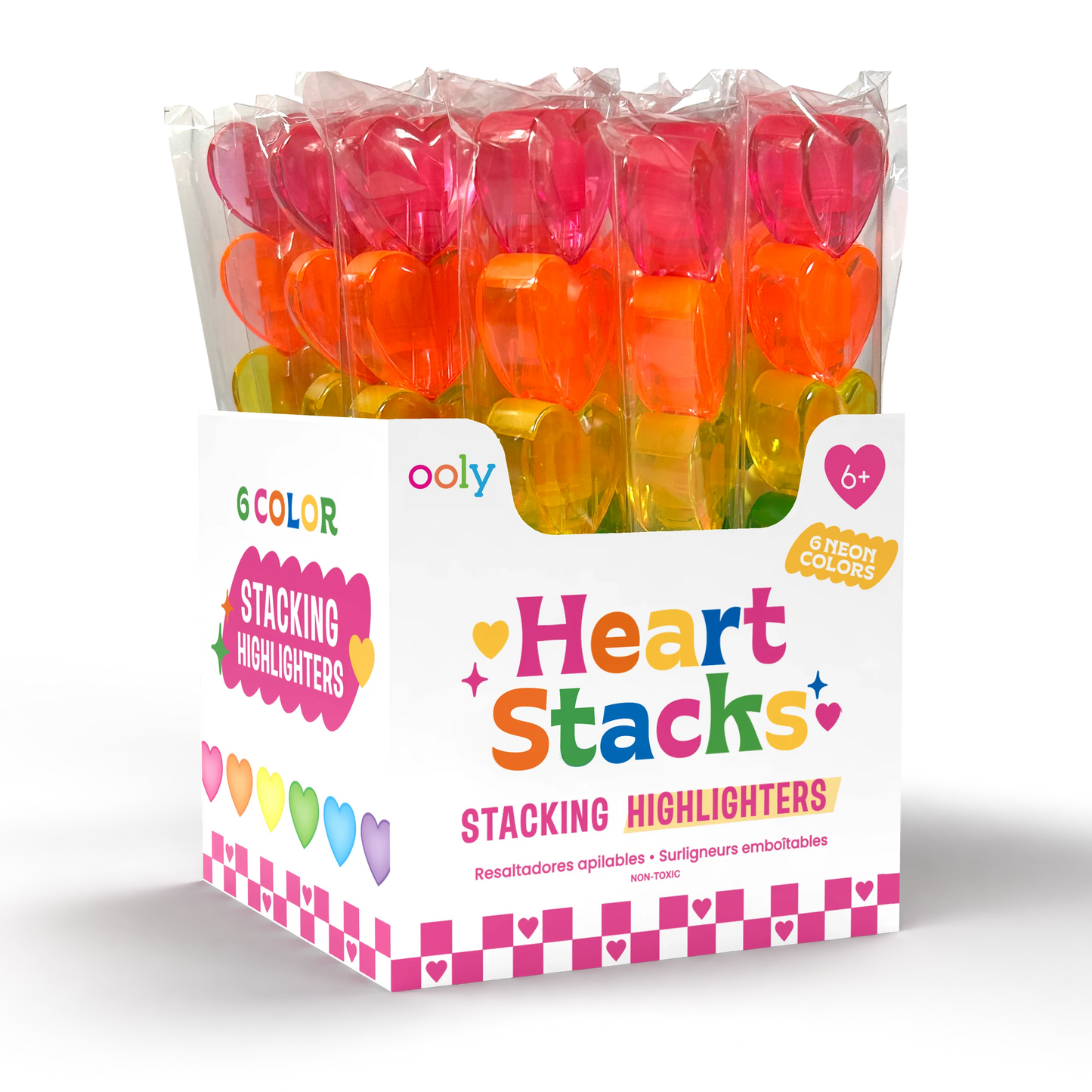 Heart Stacks Stacking Highlighters