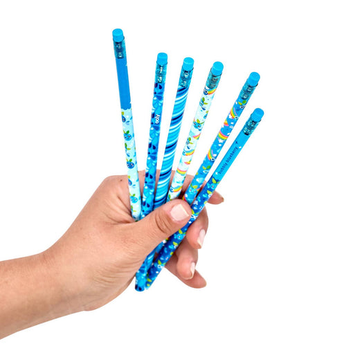 Lil Juicy Scented Graphite Pencil Set - Blueberry